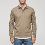 Maqiato | Men's Regular Fit Long Sleeve Polo Shirt