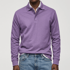 Maqiato | Men's Regular Fit Long Sleeve Polo Shirt