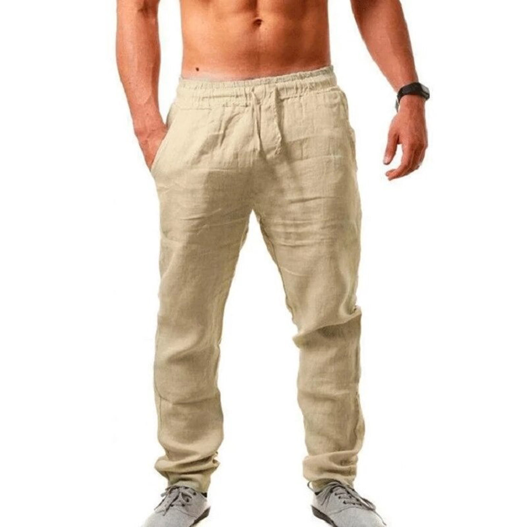 Maqiato | Men's Relaxed Linen Trousers