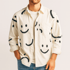 Maqiato | Men's Relaxed Long Sleeve Graphic Shirt