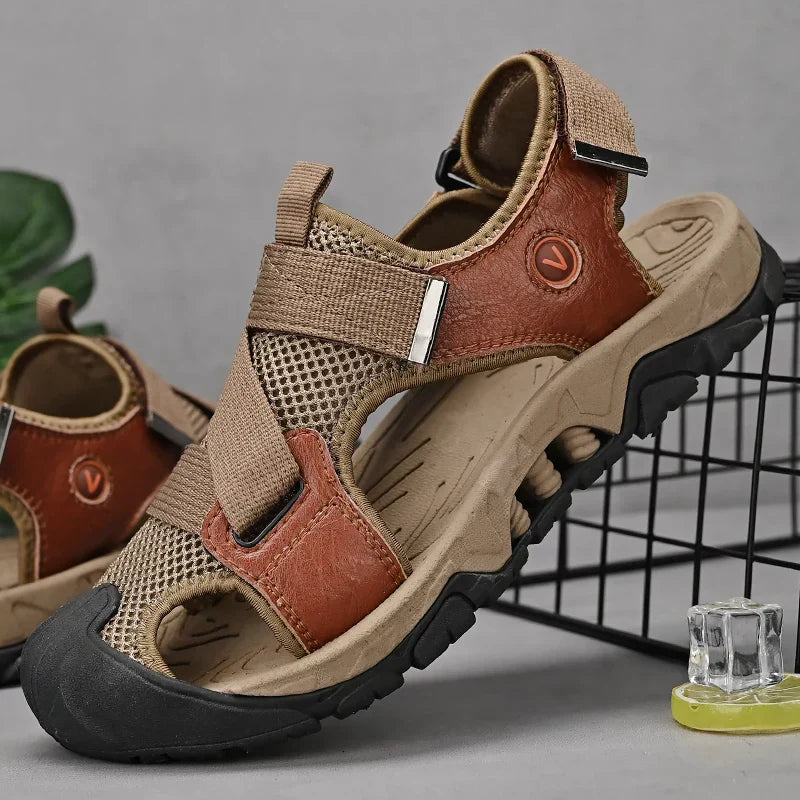 Maqiato | Men's Roman Leather Sandals