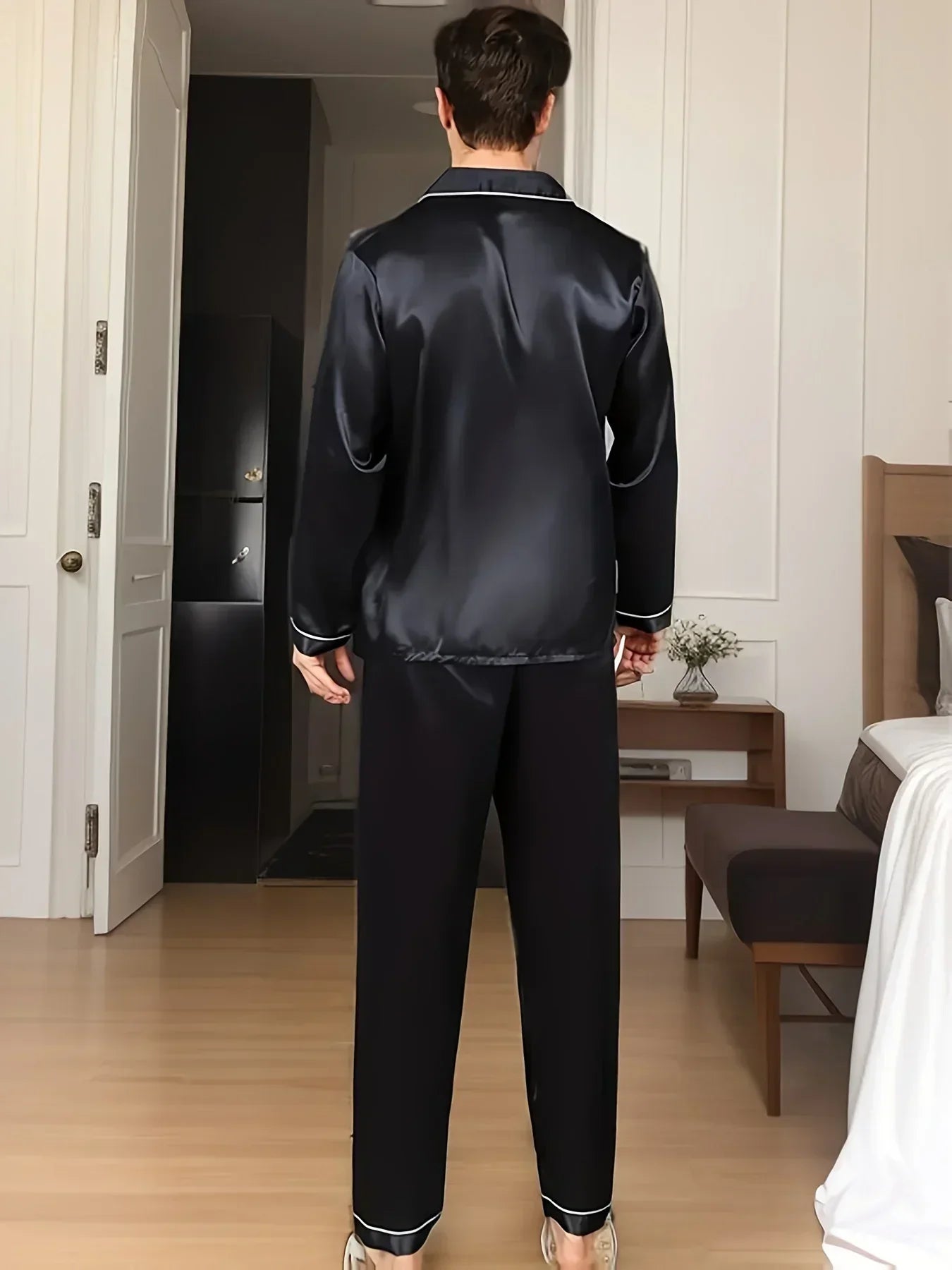 Maqiato | Men's Satin Pajama Set