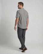 Maqiato | Men's Short-Sleeve Linen-Blend Shirt – Chest Pocket