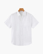 Maqiato | Men's Short Sleeve Linen Shirt