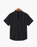 Maqiato | Men's Short Sleeve Linen Shirt