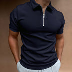Maqiato | Men's Short Sleeve Zip Polo