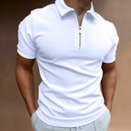 Maqiato | Men's Short Sleeve Zip Polo