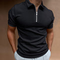 Maqiato | Men's Short Sleeve Zip Polo