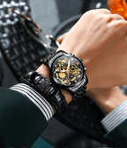 Maqiato | Men's Skeleton Automatic Watch