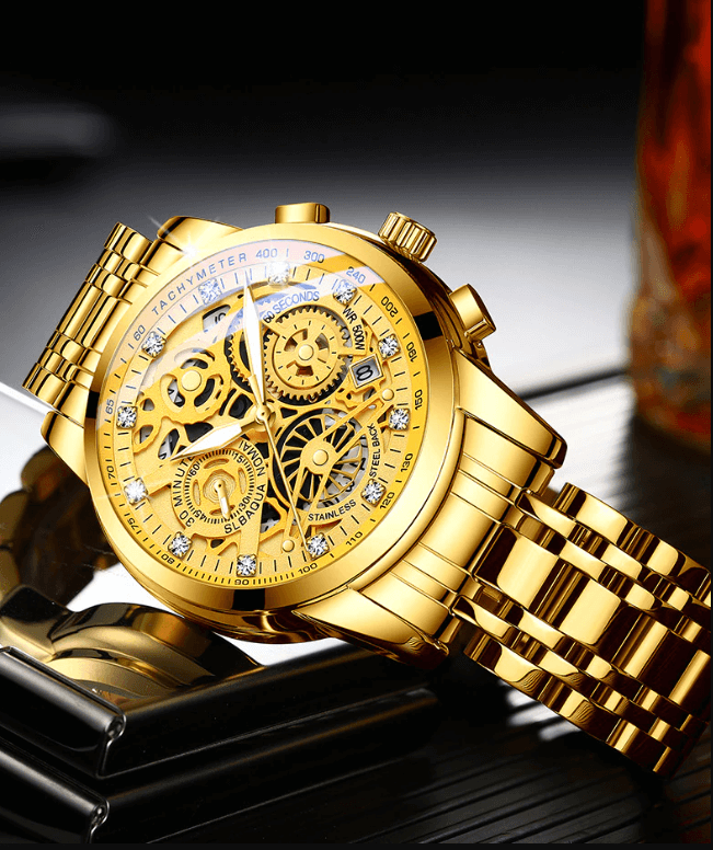 Maqiato | Men's Skeleton Automatic Watch