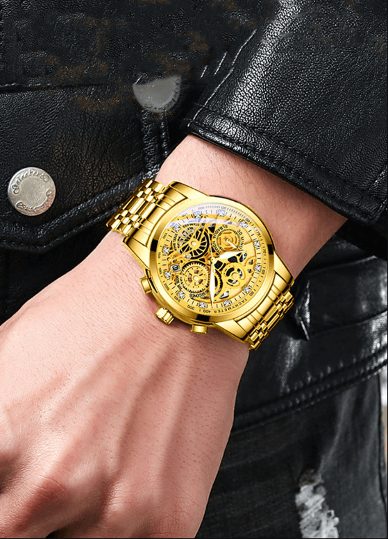 Maqiato | Men's Skeleton Automatic Watch