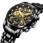 Maqiato | Men's Skeleton Automatic Watch