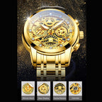 Maqiato | Men's Skeleton Automatic Watch