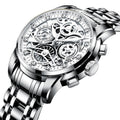 Maqiato | Men's Skeleton Automatic Watch