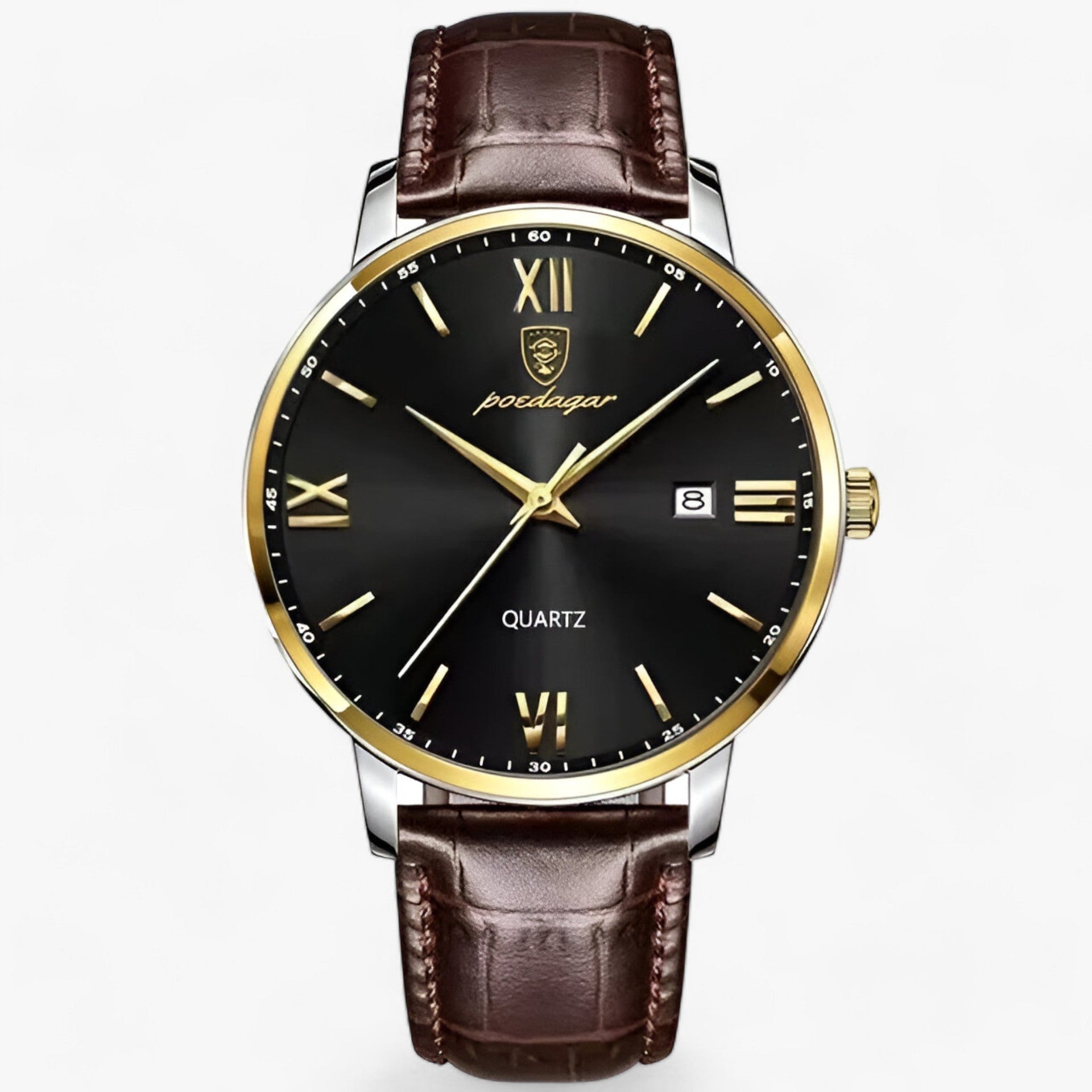 Maqiato | Men's Slim Classic Leather Adrien Watch