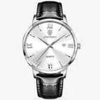 Maqiato | Men's Slim Classic Leather Adrien Watch