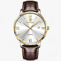 Maqiato | Men's Slim Classic Leather Adrien Watch