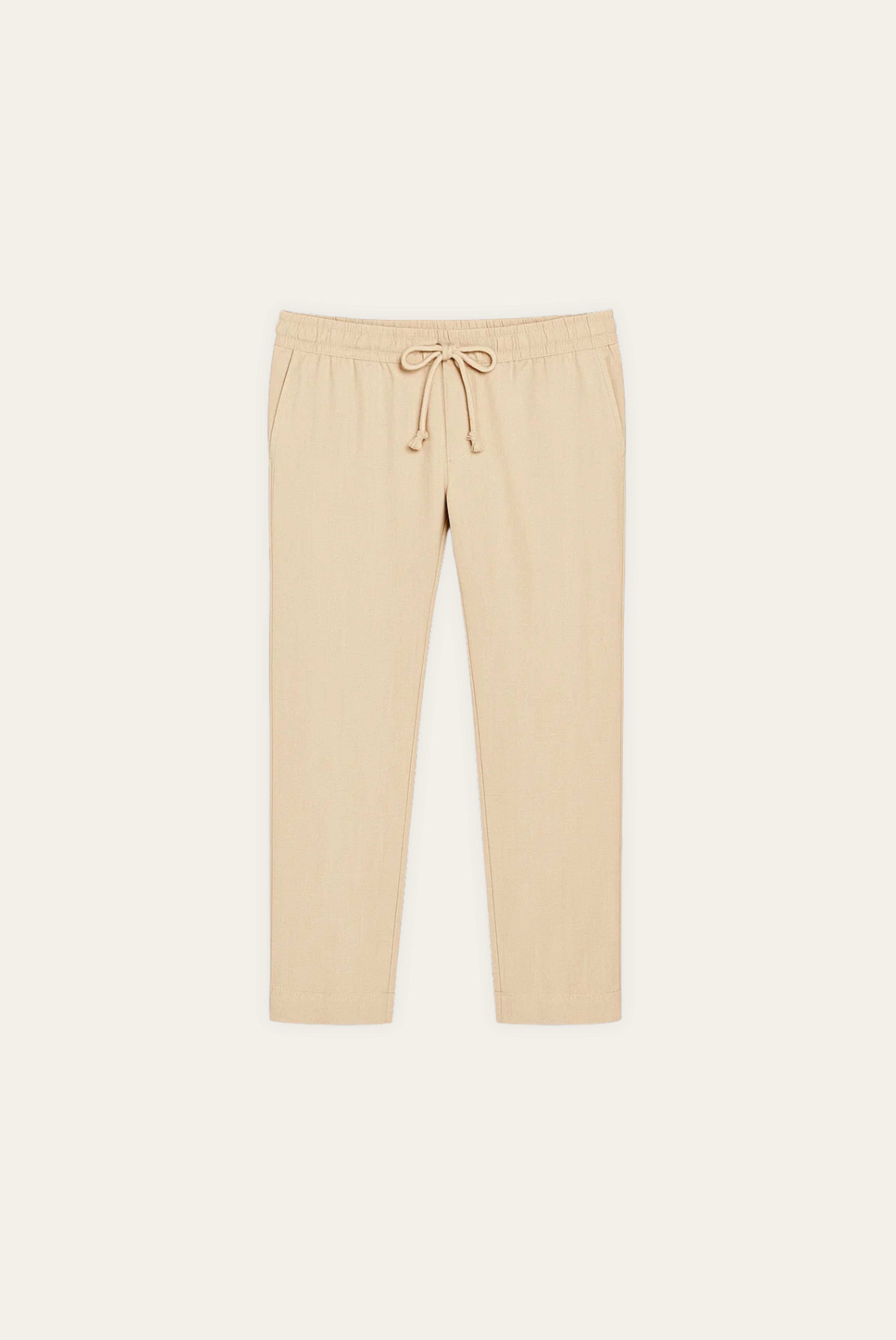 Maqiato | Men's Slim Cropped Linen Trousers