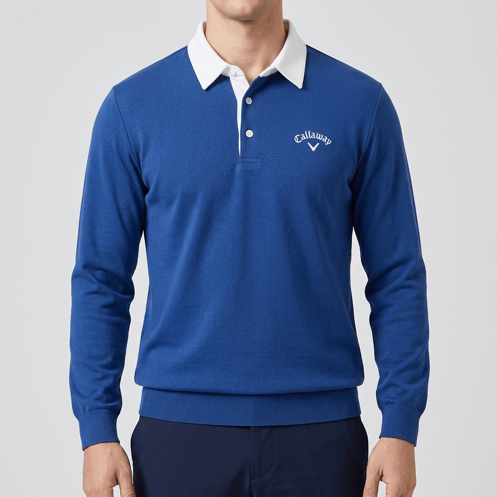 Maqiato | Men's Slim Fit Knit Polo Sweater