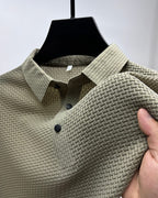 Maqiato | Men's Slim Fit Mesh Polo Shirt