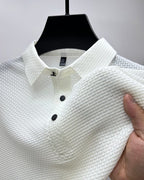 Maqiato | Men's Slim Fit Mesh Polo Shirt