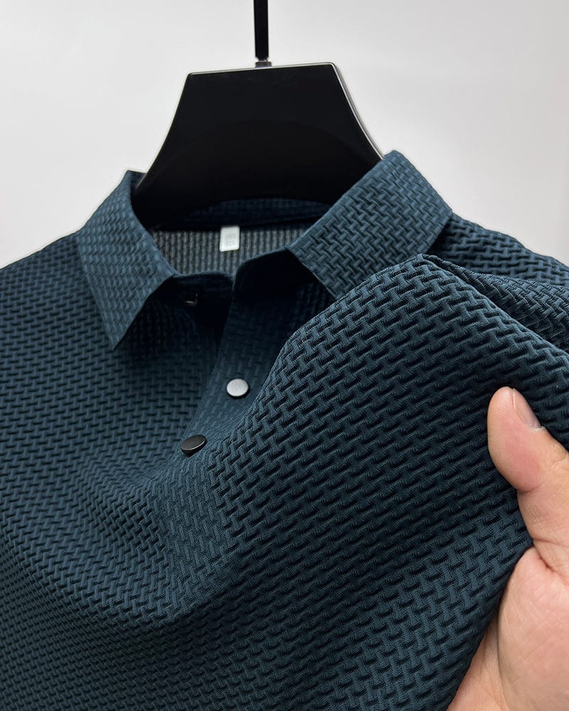 Maqiato | Men's Slim Fit Mesh Polo Shirt