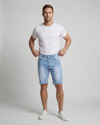 Maqiato | Men's Slim Fit Stretch Jeans Shorts