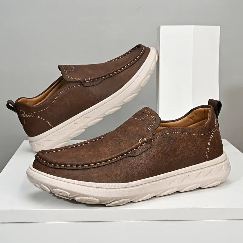 Maqiato | Men's Slip-On Loafers in Brown