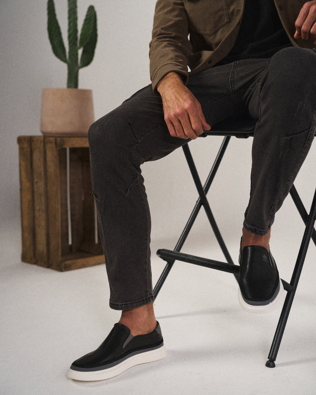 Maqiato | Men's Slip-On Shoes in Black