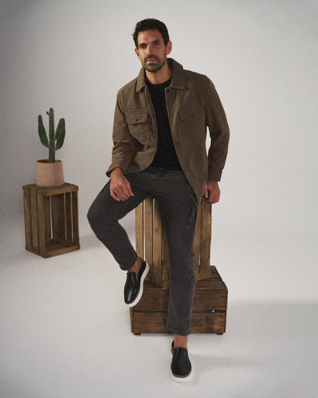 Maqiato | Men's Slip-On Shoes in Black