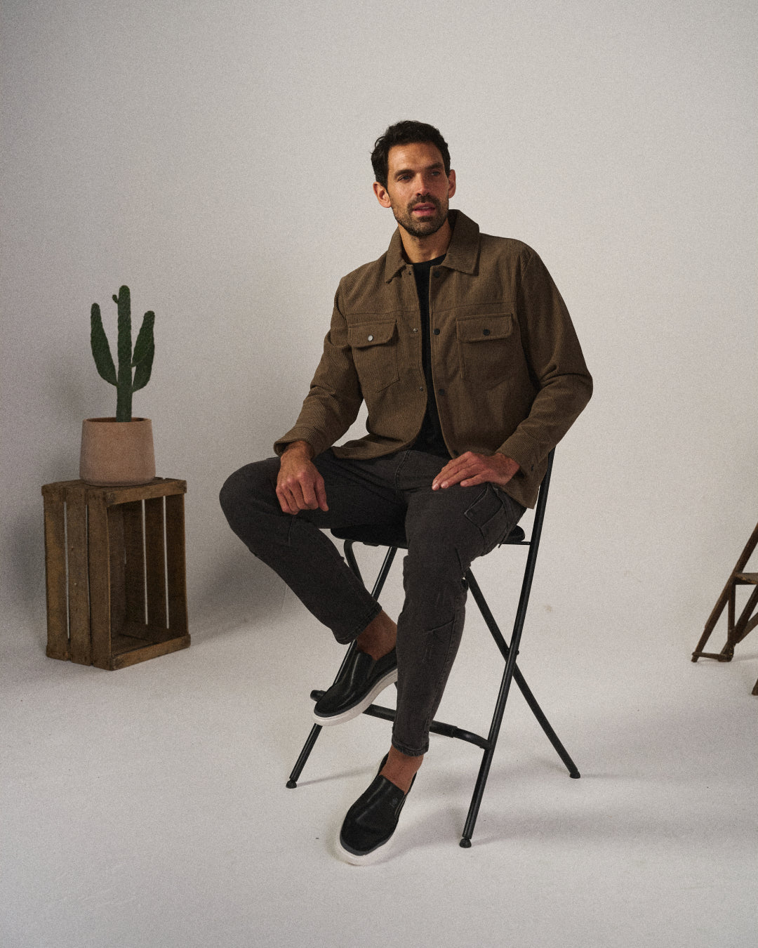 Maqiato | Men's Slip-On Shoes in Black