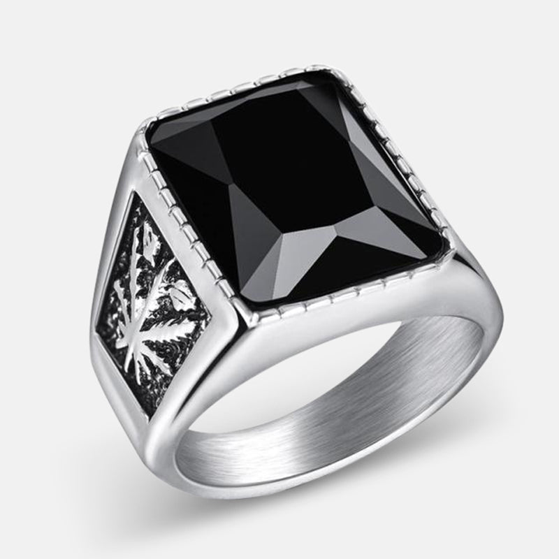 Maqiato | Men's Stainless Steel Signet Ring