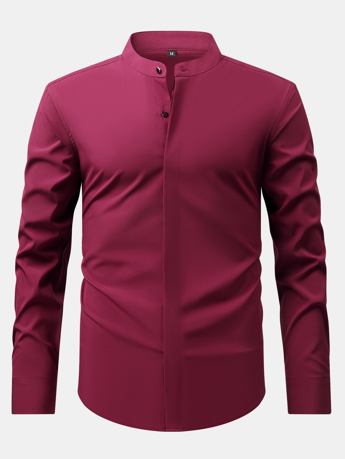Maqiato | Men's Stand Collar Shirt & Slim Fit Flared Pants Set