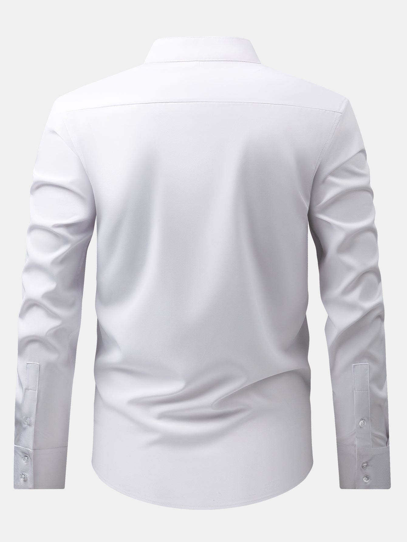Maqiato | Men's Stand Collar Shirt & Slim Fit Flared Pants Set