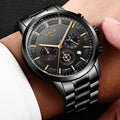 Maqiato | Men's SteeleX Steel Military Watch