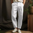Maqiato | Men's Straight Leg Linen Trousers