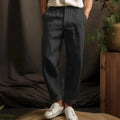 Maqiato | Men's Straight Leg Linen Trousers