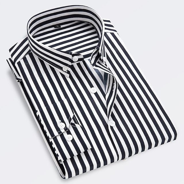 Maqiato | Men's Striped Classic Shirt