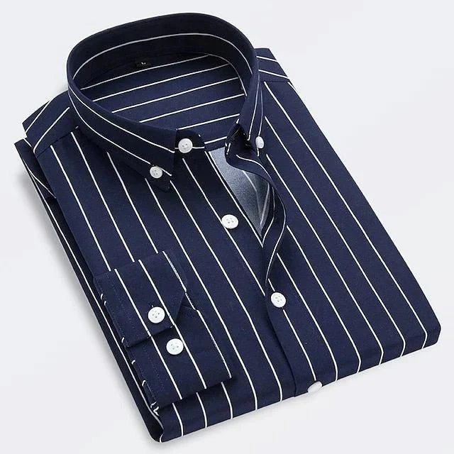 Maqiato | Men's Striped Classic Shirt