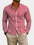 Maqiato | Men's Striped Classic Shirt