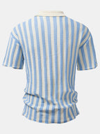 Maqiato | Men's Striped Drop Shoulder Shirt