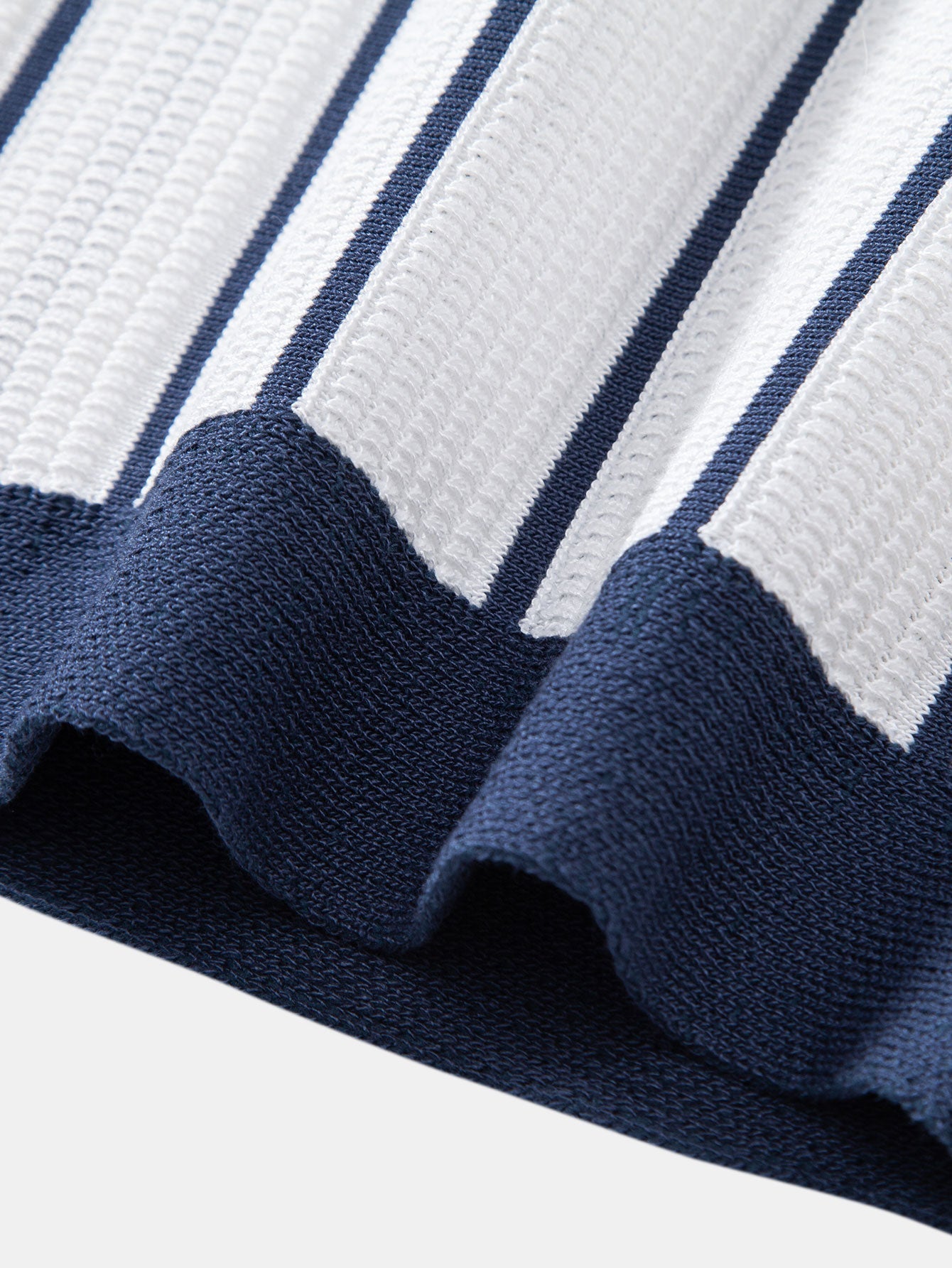 Maqiato | Men's Striped Knit Button Shirt