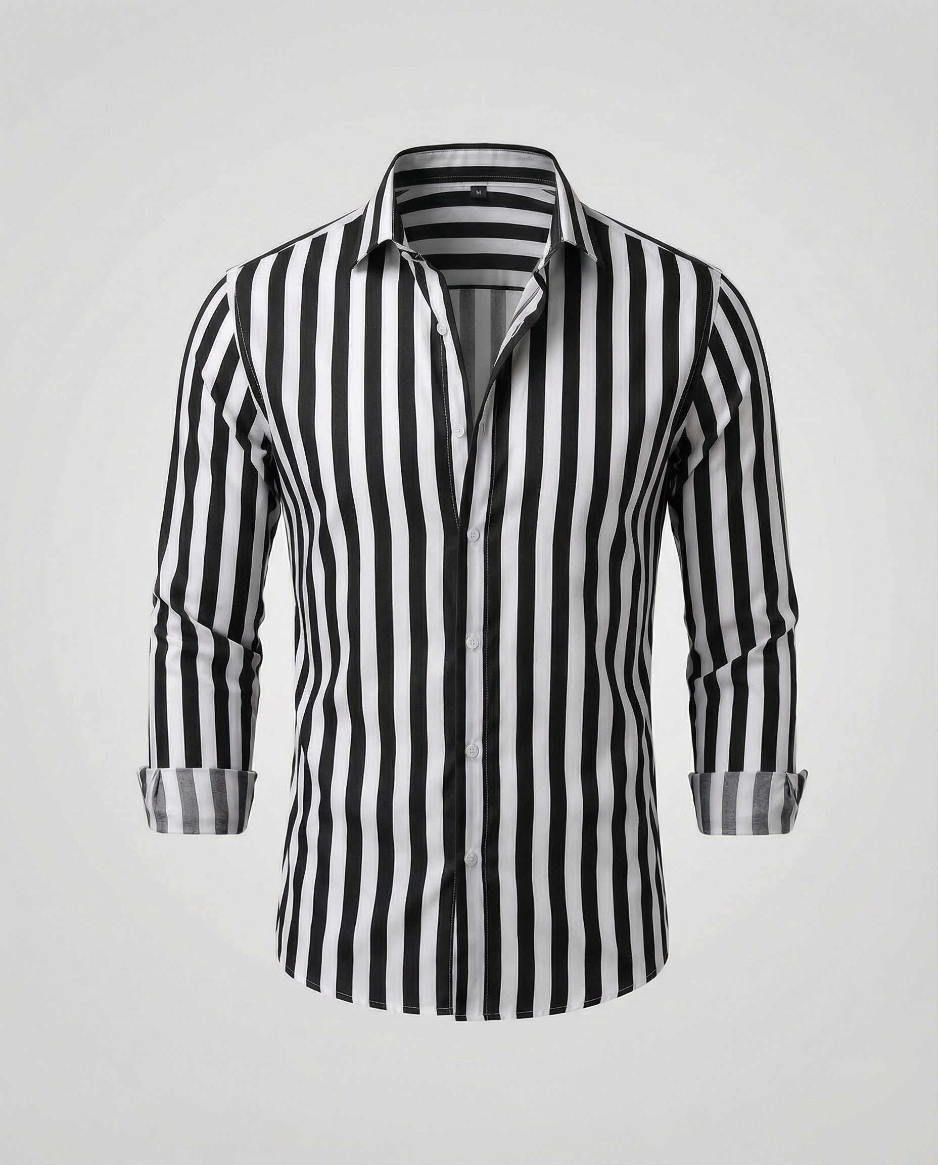 Maqiato | Men's Striped Linen-Blend Shirt