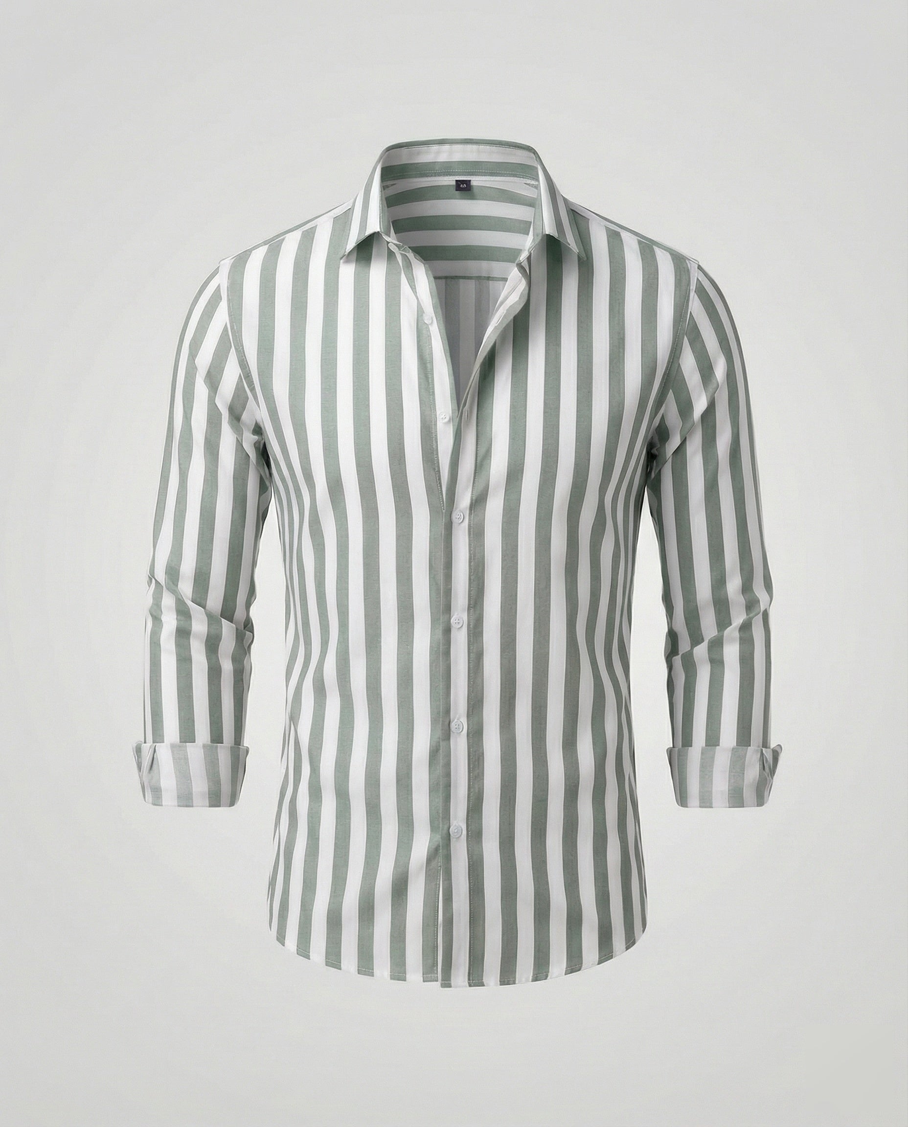 Maqiato | Men's Striped Linen-Blend Shirt