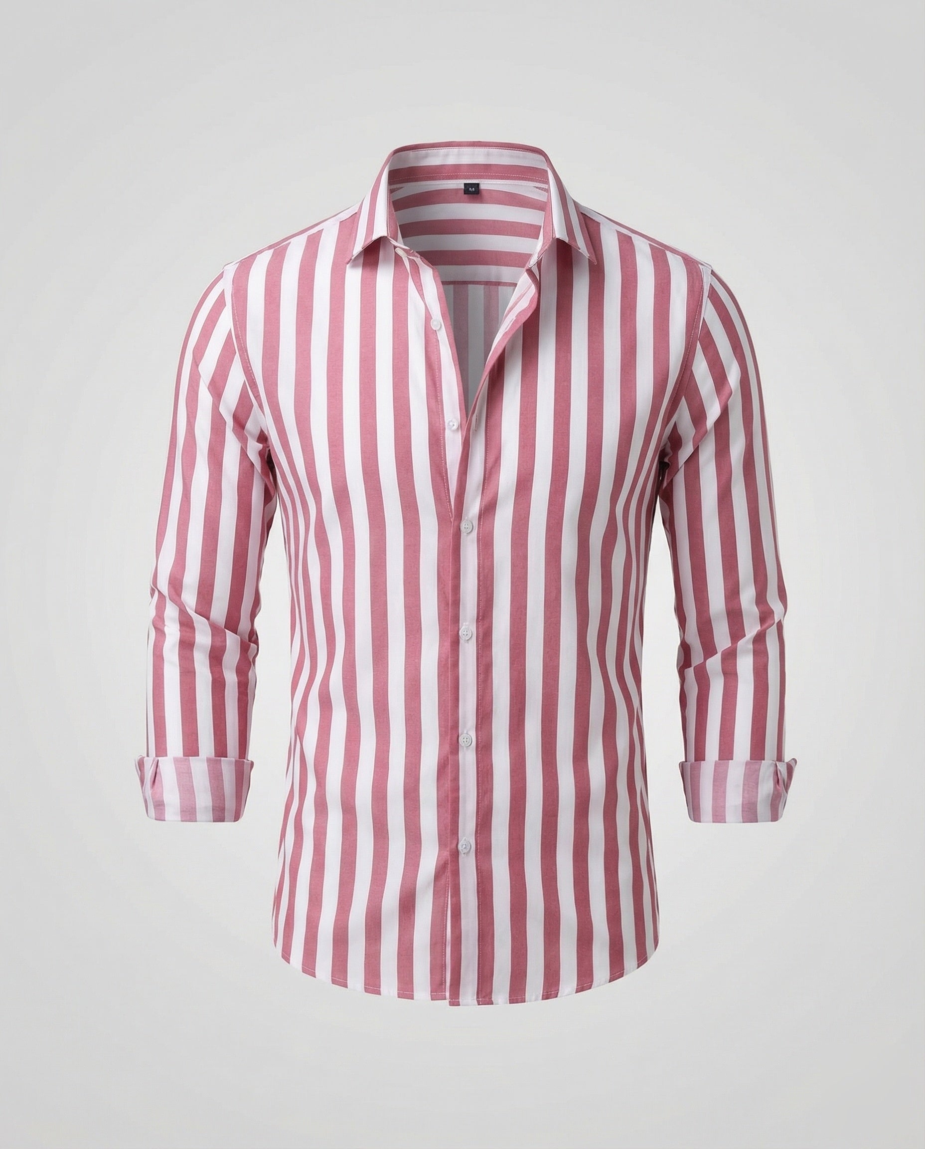 Maqiato | Men's Striped Linen-Blend Shirt