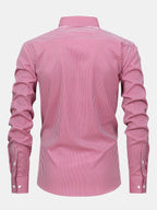 Maqiato | Men's Striped Long Sleeve Button Shirt