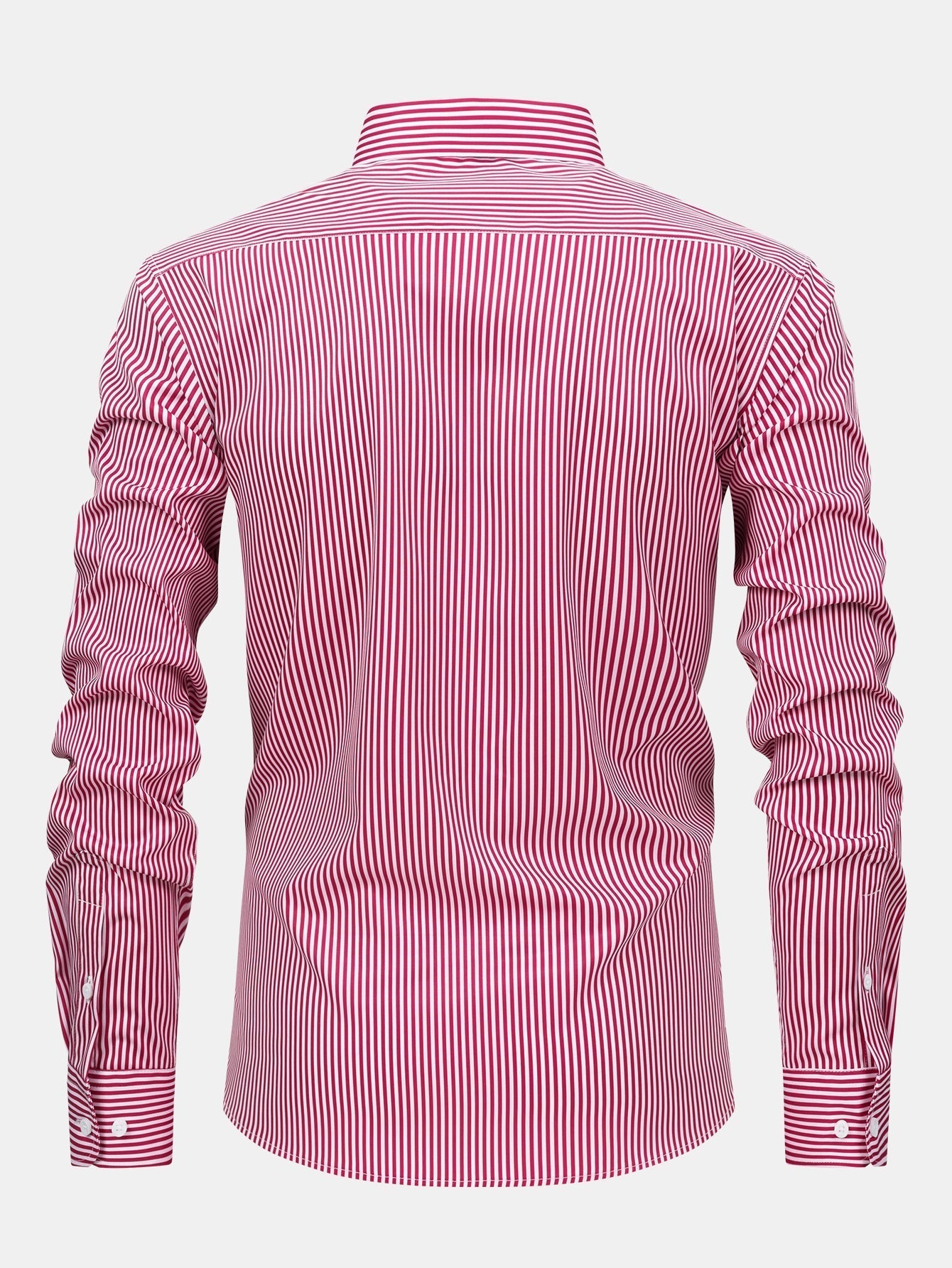 Maqiato | Men's Striped Long Sleeve Button Shirt