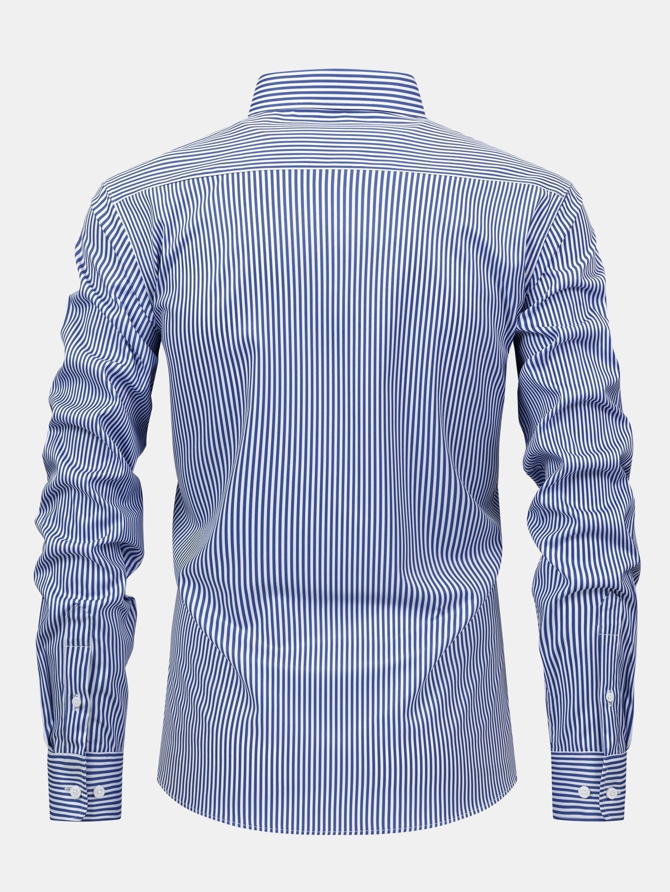 Maqiato | Men's Striped Long Sleeve Button Shirt