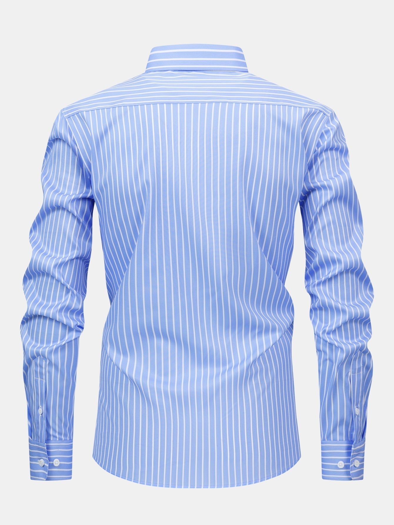 Maqiato | Men's Striped Long Sleeve Button Shirt