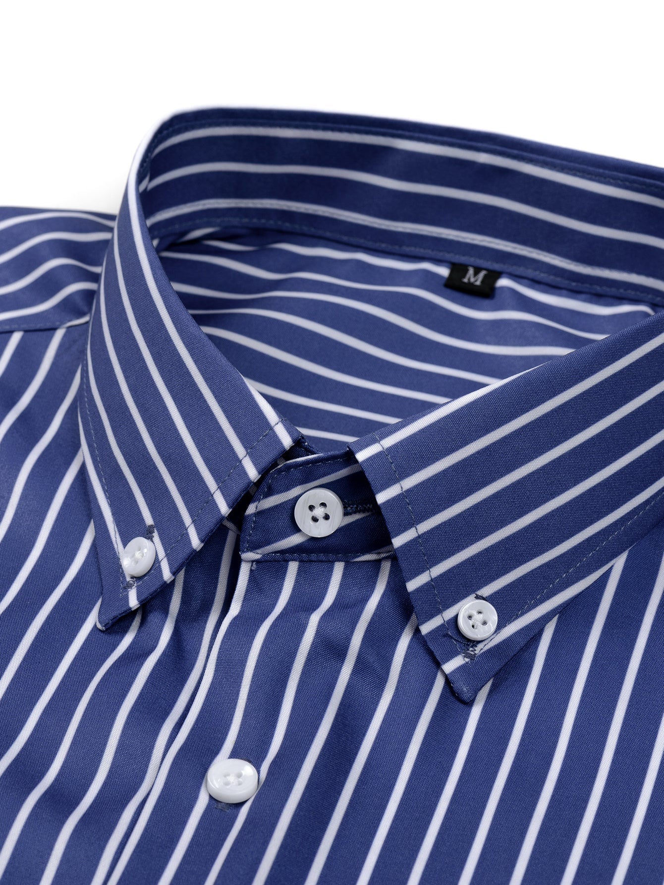 Maqiato | Men's Striped Long Sleeve Button Shirt